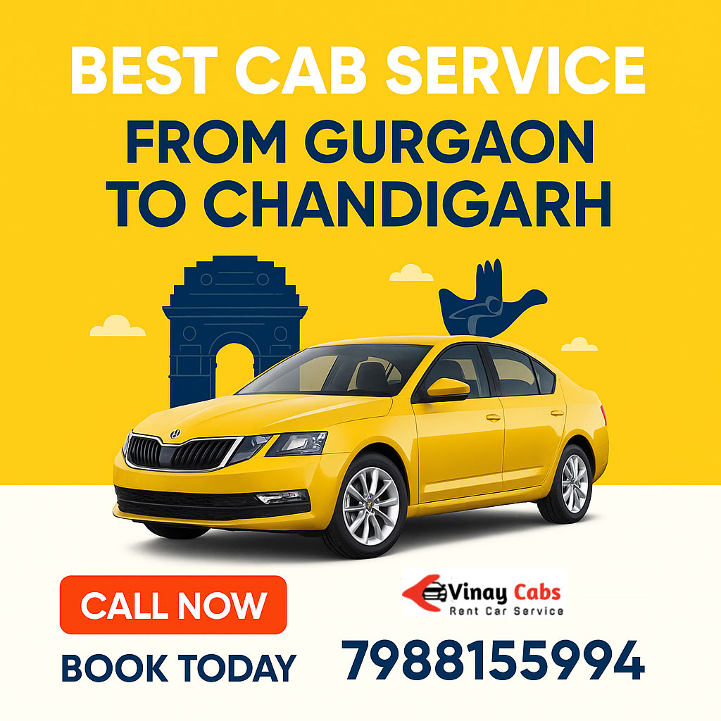 Gurgaon to Chandigarh Cab Service